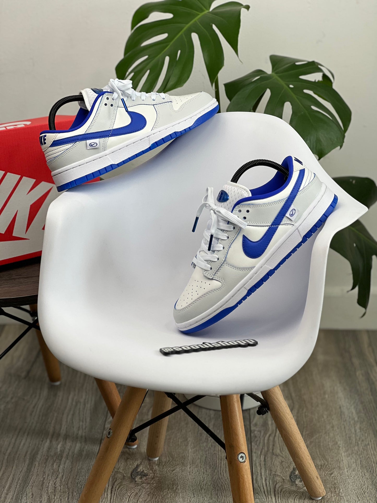 Nike Dunk Low "Worldwide White Blue"